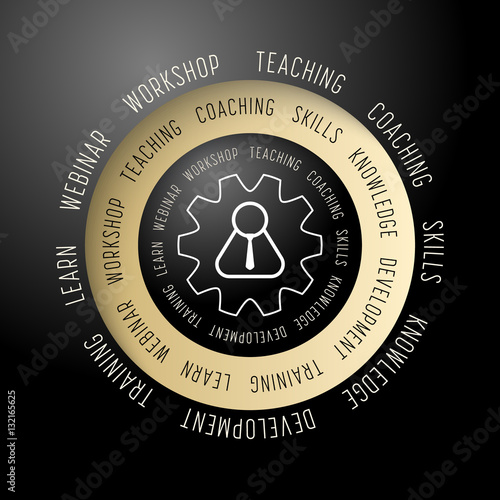 Dark vector abstract background with theme of teaching