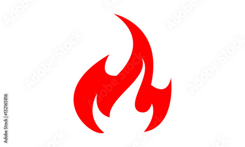 fire, hot, heating, red vector
