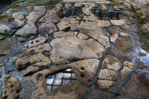 Alto de Lavapatas in San Agustin archaeological park, a Unesco heritage site photo