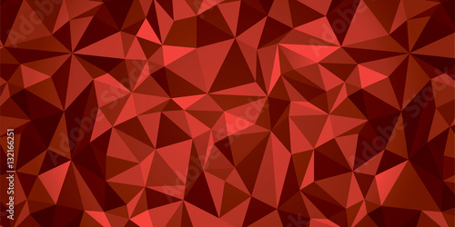Abstract vector geometry background, red crystals, more surfaces, debris wallpaper
