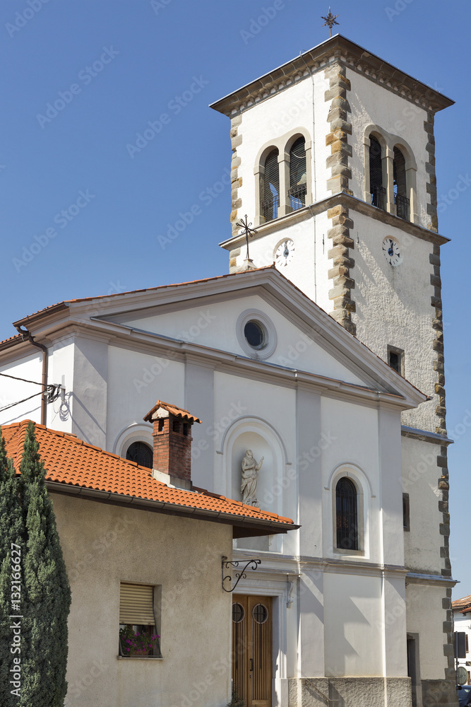 Parish Church of the Assumption in Medana, Slovenia.