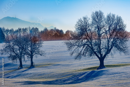 Winter Berge Panorama Voralpenlandschaft © consultdm15