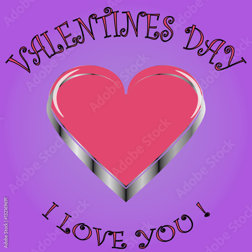 I love you - Happy Valentines day card