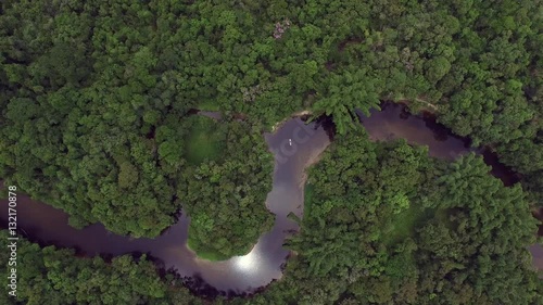 Aerial View of Amazon Rainforest, Brazil photo