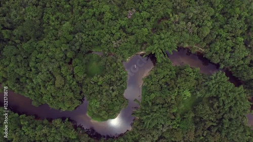 Aerial View of Amazon Rainforest, Brazil