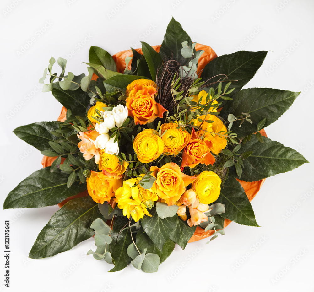 Fototapeta premium farbenfroher Blumenstrauß