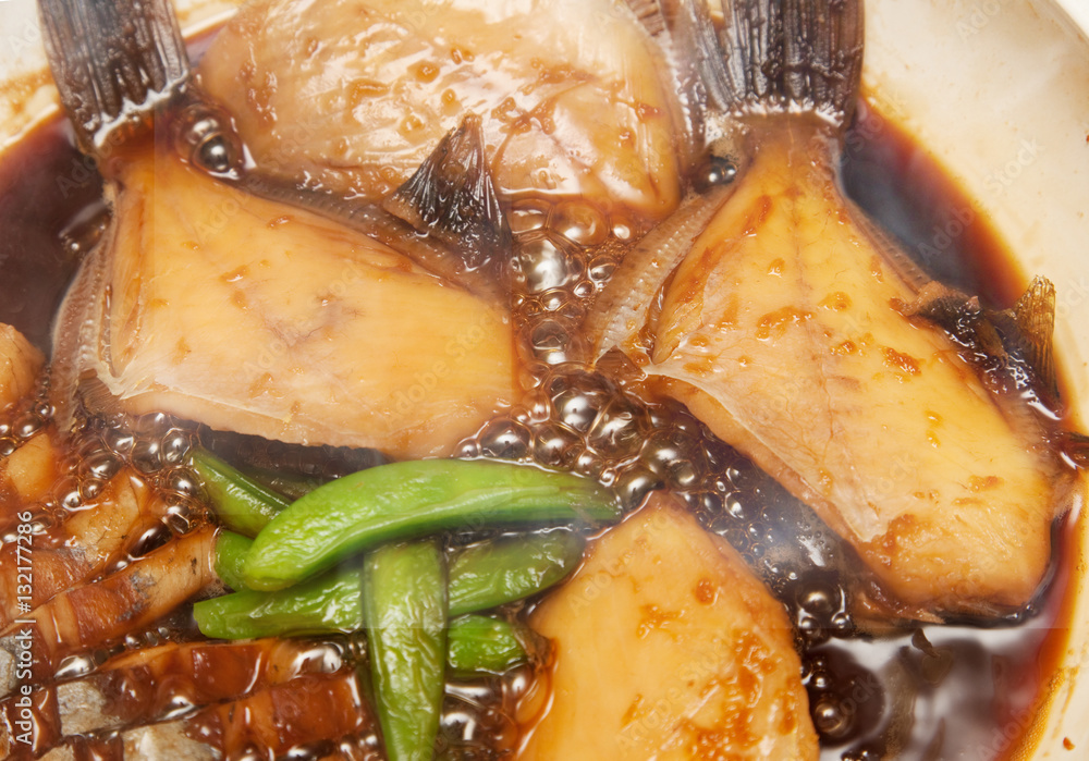 カワハギの煮付け 調理中 Stock 写真 Adobe Stock