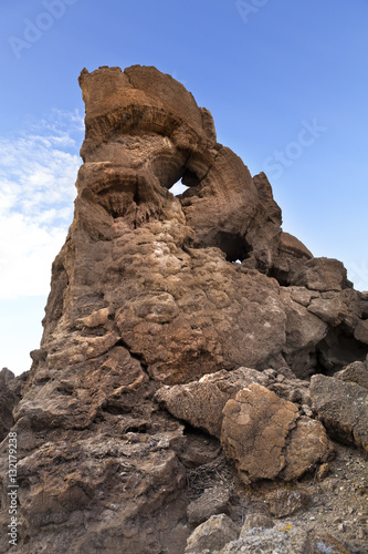 Tufa rock formation near Pyramid Lake, Nevada