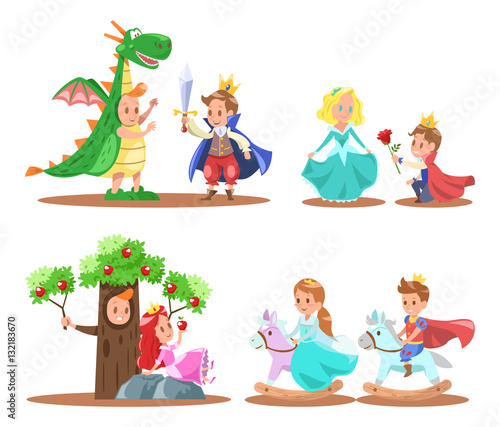 prince and princess character design