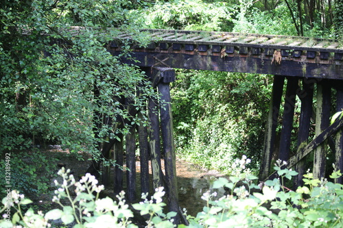 abandened train tracks