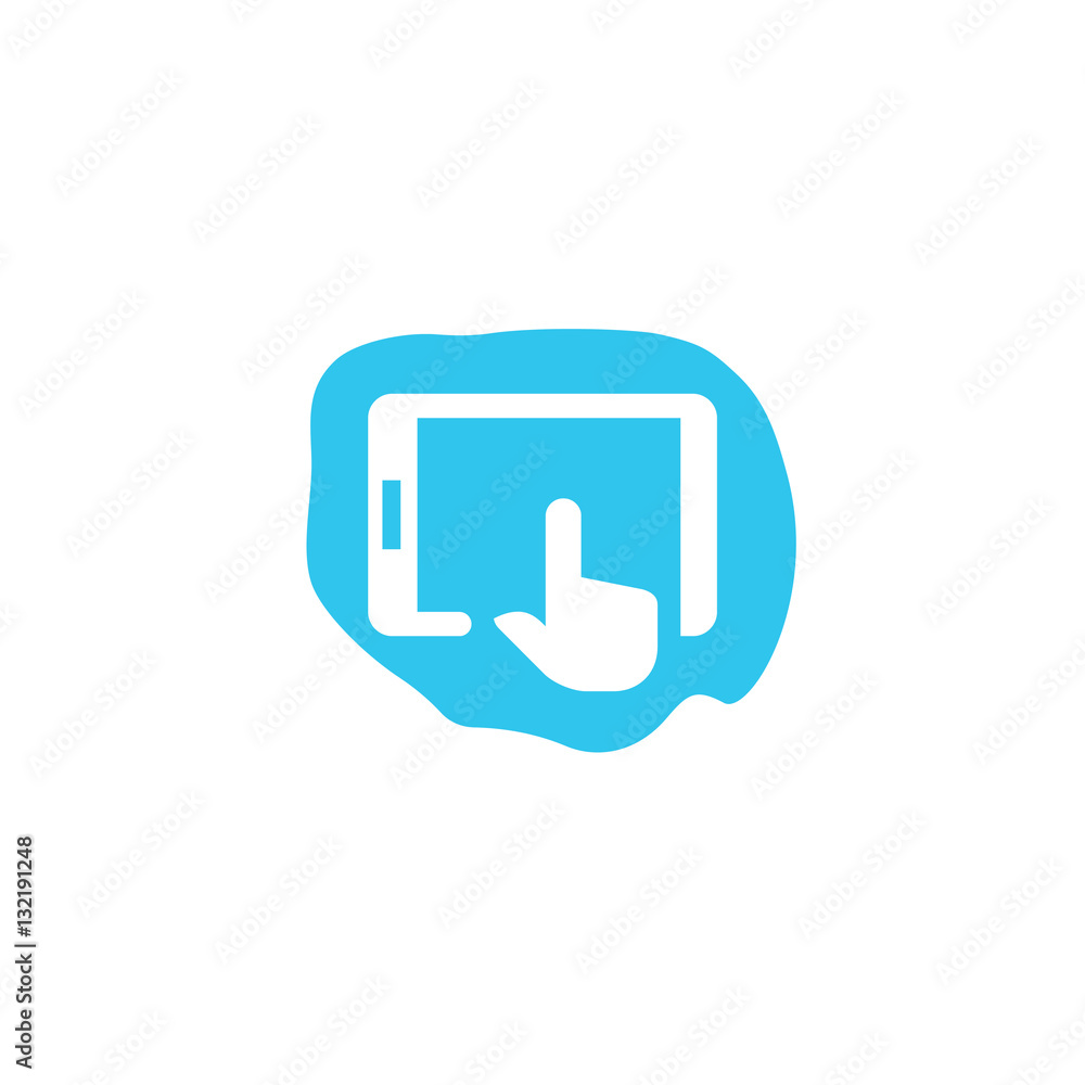 Modern Push Button App Icon - Paint Modern Push Button App Icon - Paint