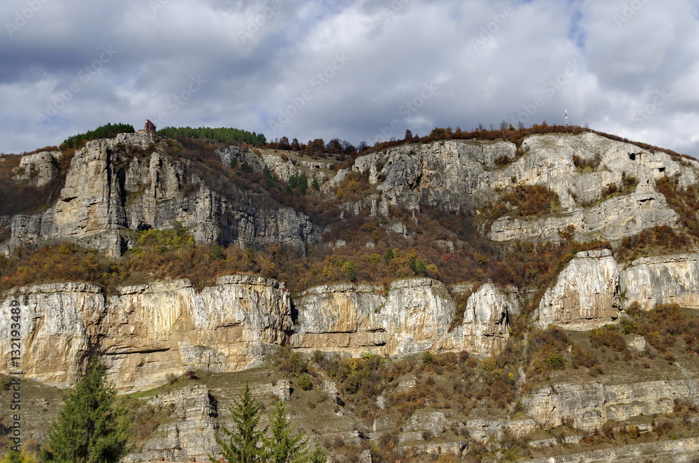  Three high top of Lakatnik rocks, Iskar river defile, Sofia province, Bulgaria 