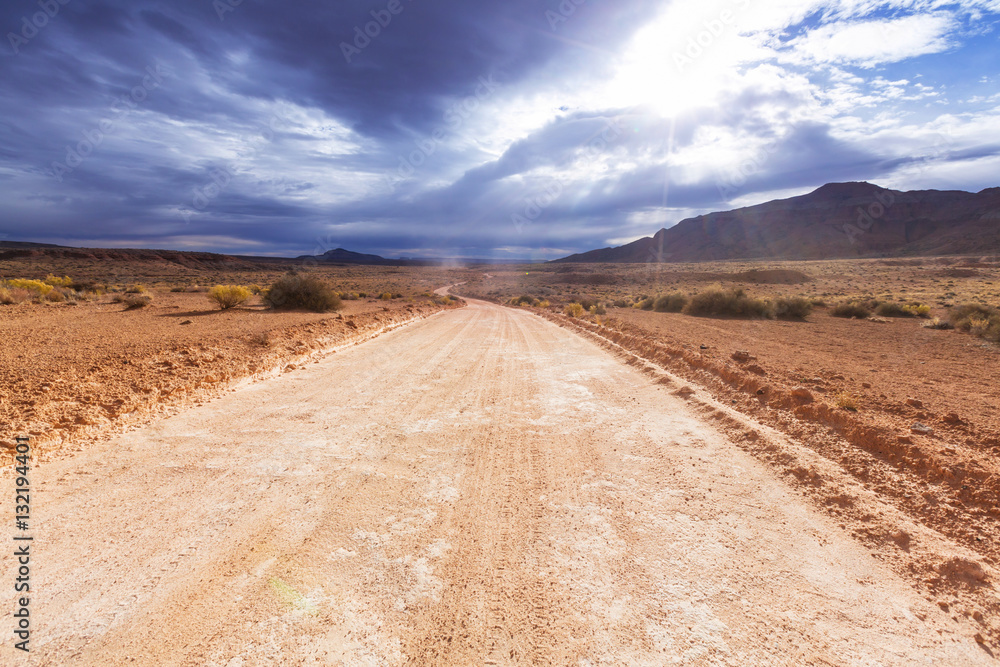 Road in prairie