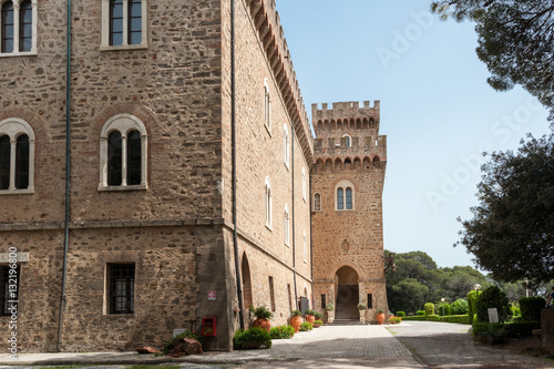 Das Castello Pasquini von Castiglioncello an der Toskana Küste