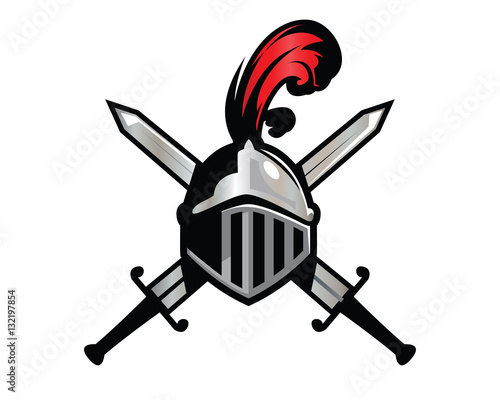 Modern Charismatic Knight Leader Logo