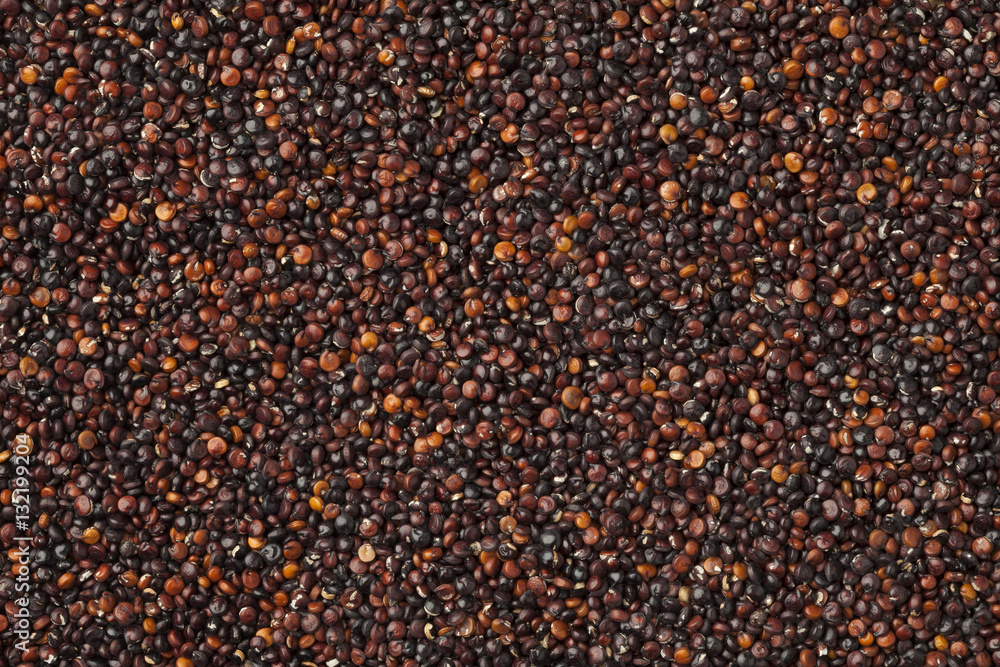 Raw black Quinoa full frame Raw black Quinoa full frame