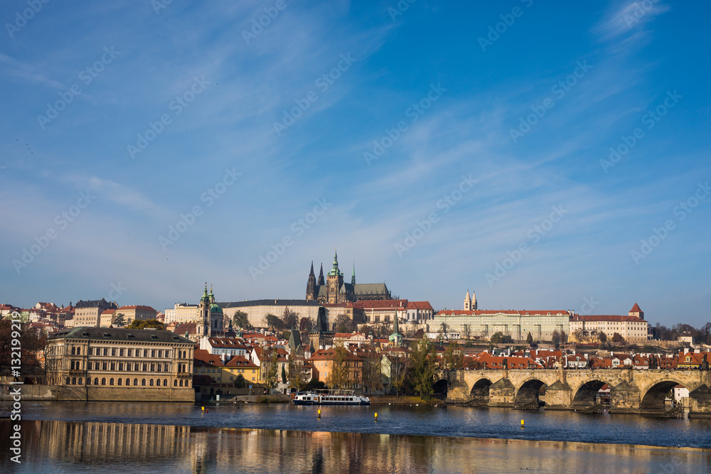 13 November 2016, Prague, Chezh Republic. View of Prague like a point of turistic destinations
