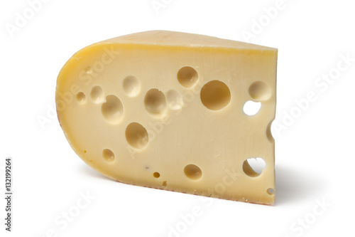 Piece of emmenthaler cheese