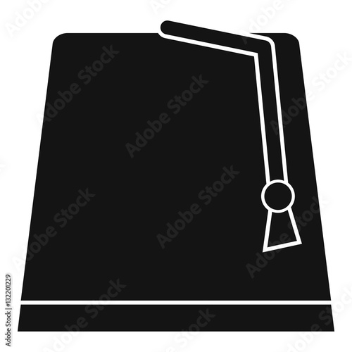 Turkish fez icon. Simple illustration of turkish fez vector icon for web