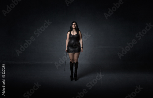 mistress with whip on hand