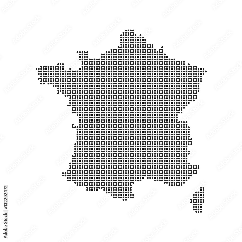 Vector Dotted Germany Map