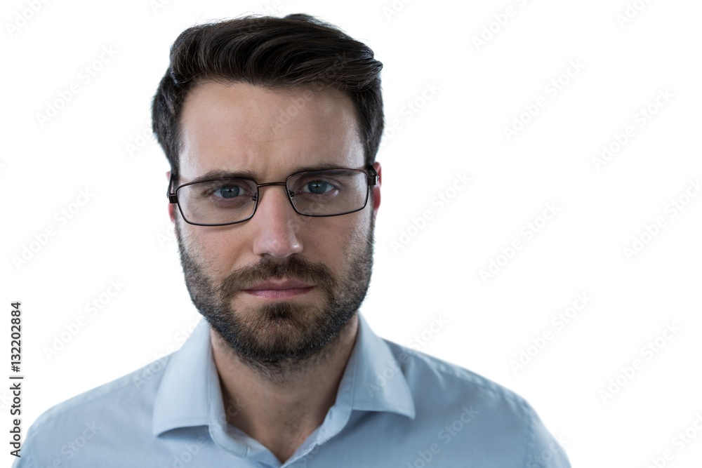Portrait of man wearing spectacles Portrait of man wearing spectacles