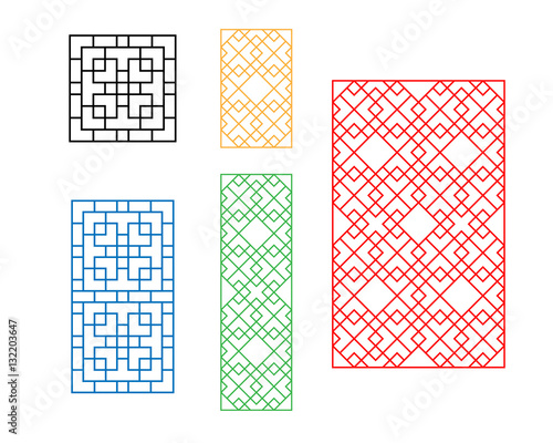 Korean ornament for door, window, wall and fence