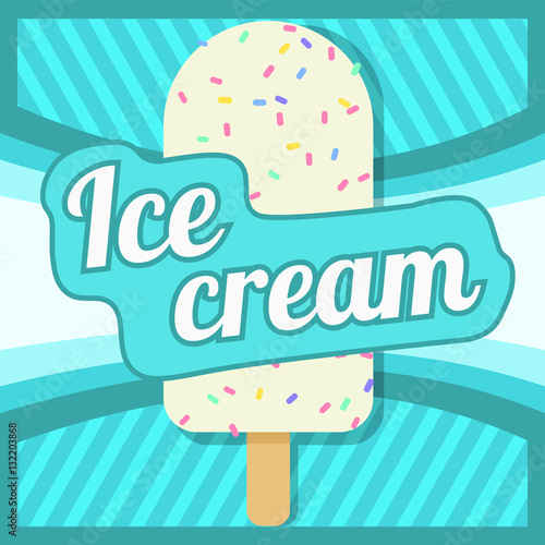 Ice cream vector illustration