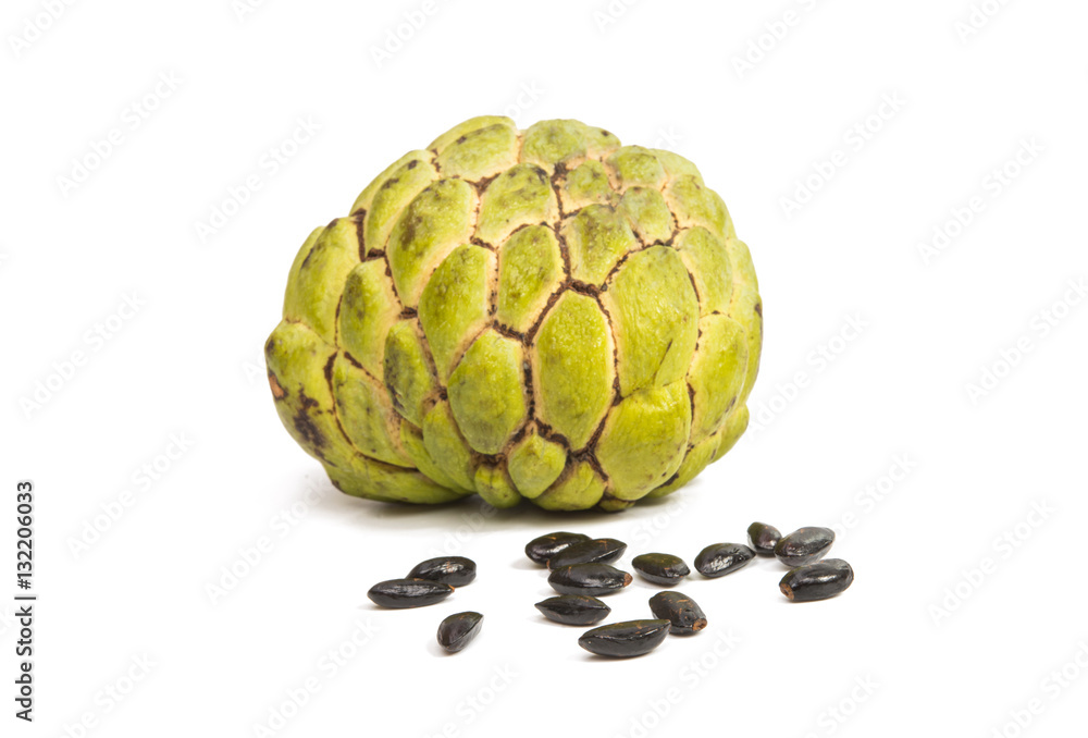Obraz premium Fresh Custard Apple isolated
