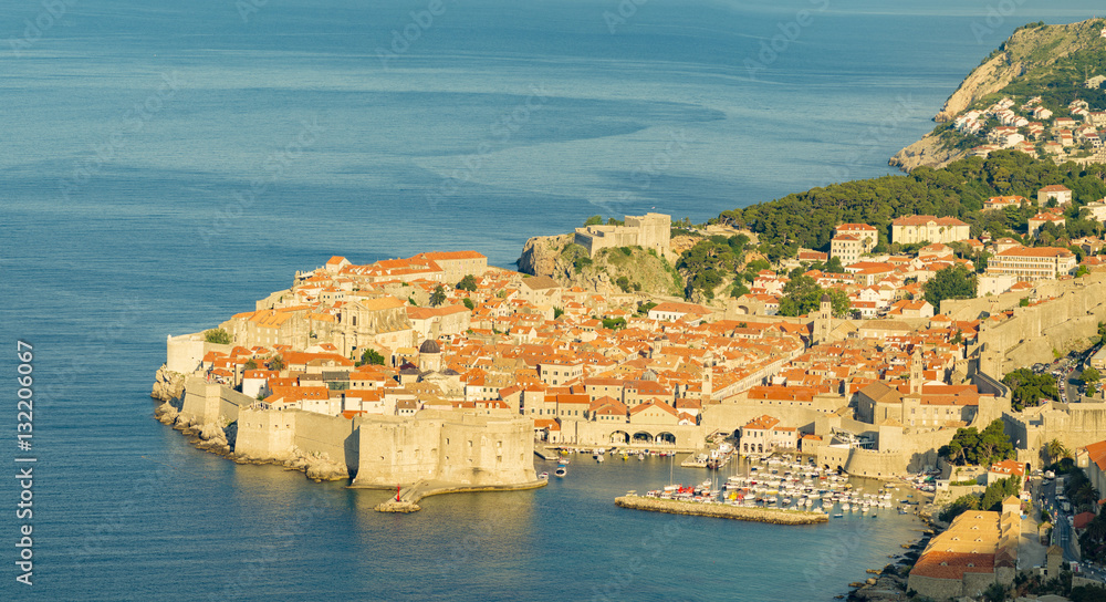 panorama of Old Town of Dubrovnik, Croatia