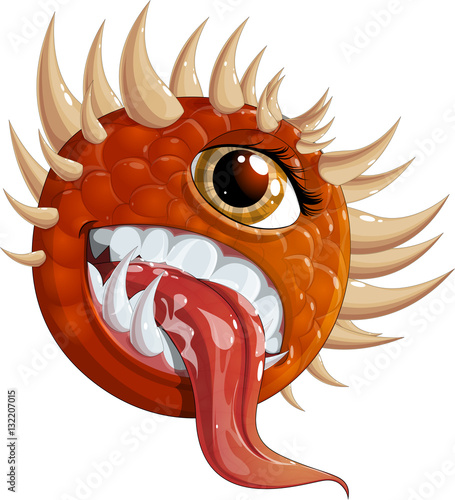 Flying hellish monster