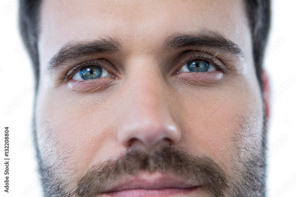 Obraz premium Man with green eyes