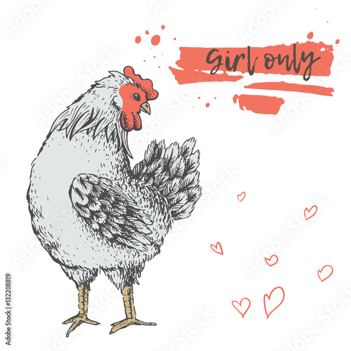 Hen party with robbon