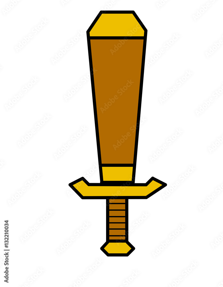 Obraz premium 剣と鞘(上)