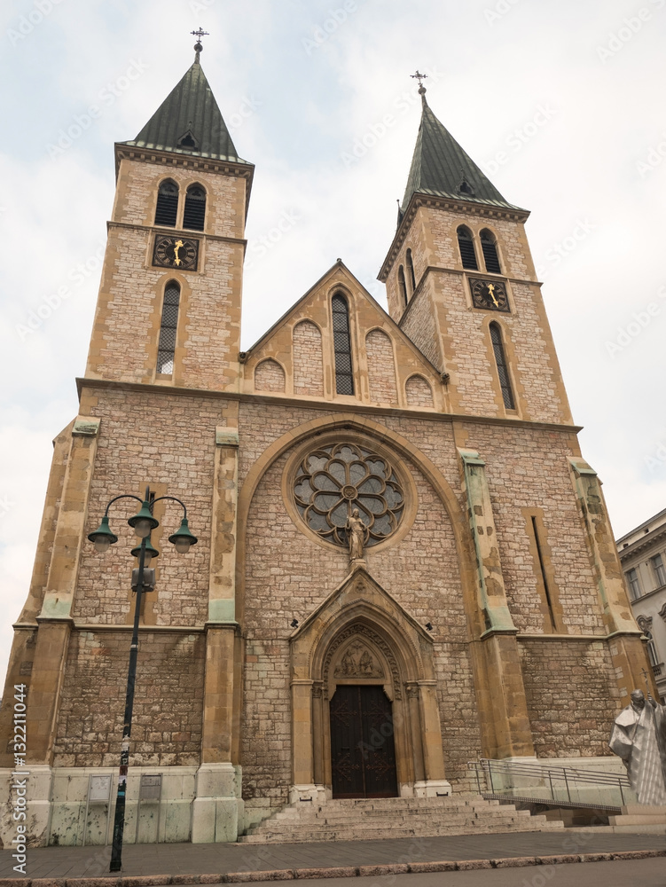 Sacred Heart Cathedral in Sarajevo