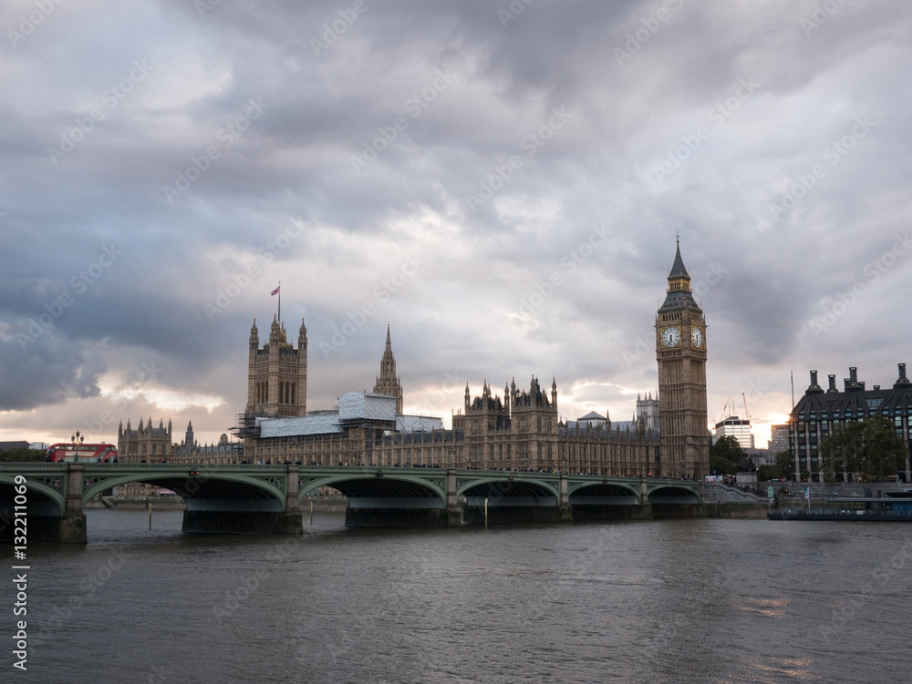 Westminster bridge and Big Ben