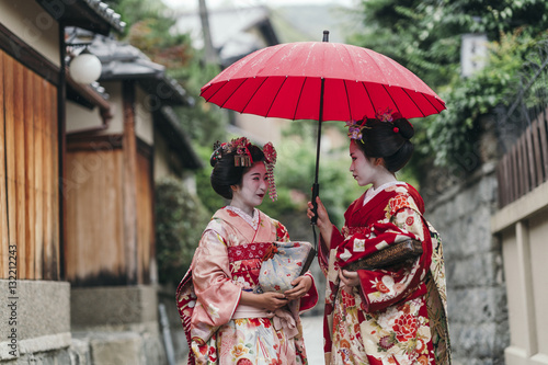  Portrait of a Maiko geisha in Gion Kyoto