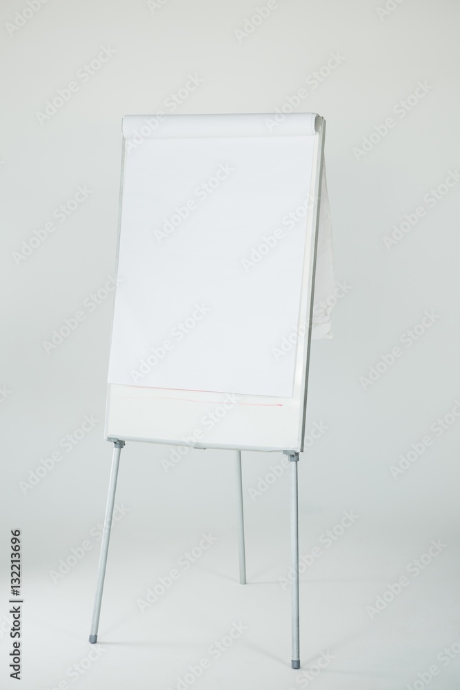 Flip chart on white background Flip chart on white background