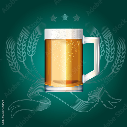 Glass of beer