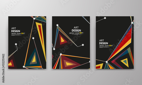 Abstract composition. Text frame surface. Black a4 brochure cover design. Title sheet model set. Bright colored vitrage icon. Creative vector front page. Ad banner form texture. Patch flyer fiber font