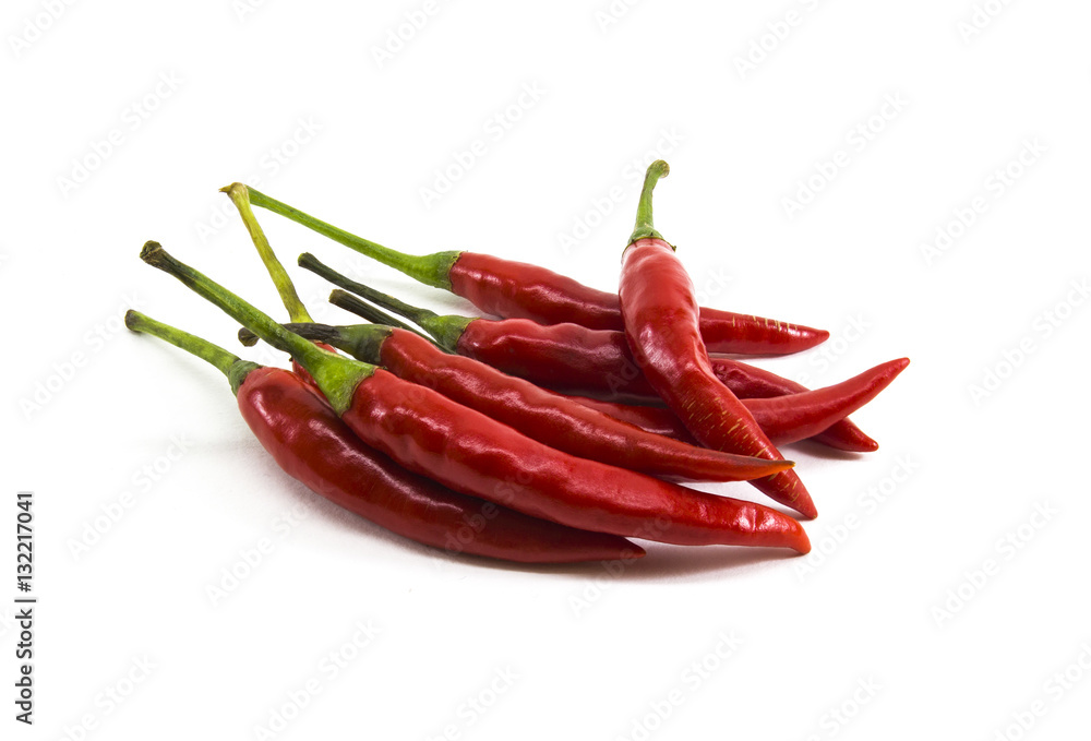 Chili pepper isolated on white background