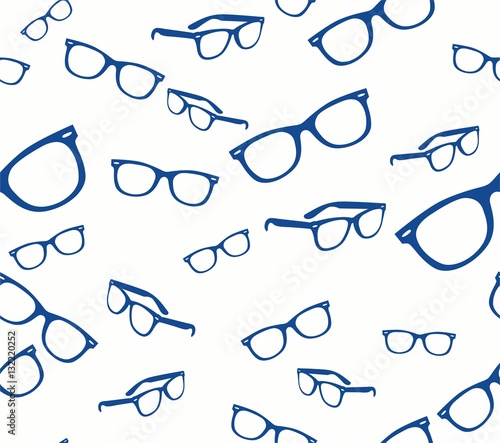 Seamless spectacles, glasses pattern, eyeglasses, specs . Sunglasses