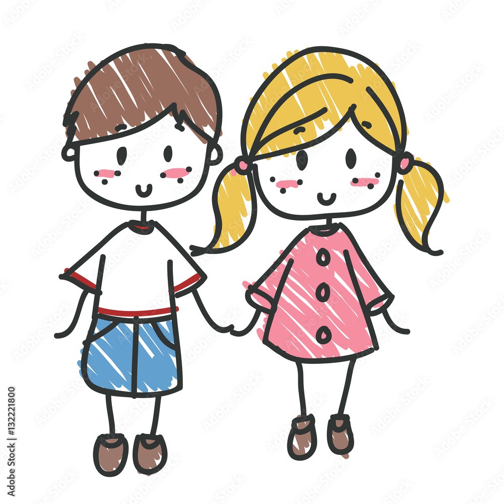 How To Draw A Boy And A Girl - Art For Kids Hub -