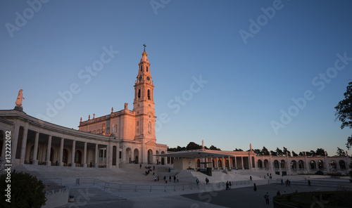 Fatima Sanctuary at Sunset, Fatima, Portugal