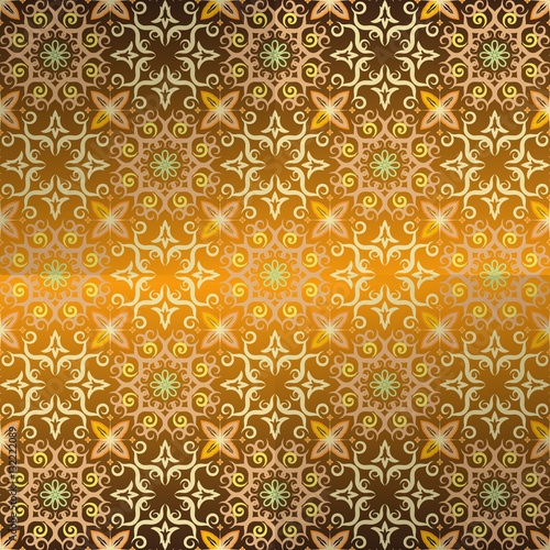 Abstract pattern decorative elements on background