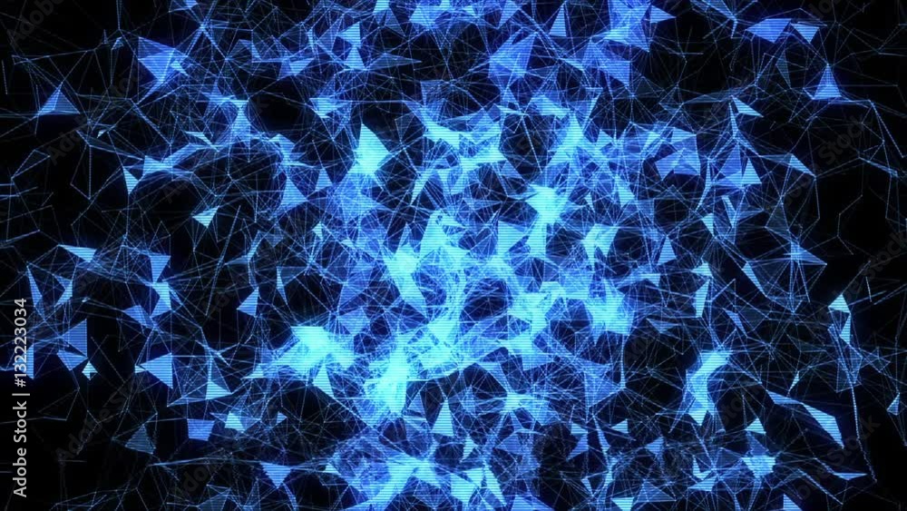 Modern Hologram Plexus in Motion. Nice 3D Rendering Modern Hologram Plexus in Motion. Nice 3D Rendering
