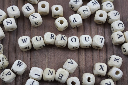 workout - word