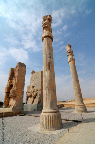 Persepolis - ceremonial capital of the Achaemenid Empire in Iran 