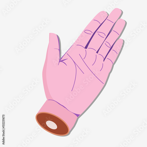 Amputated hand icon