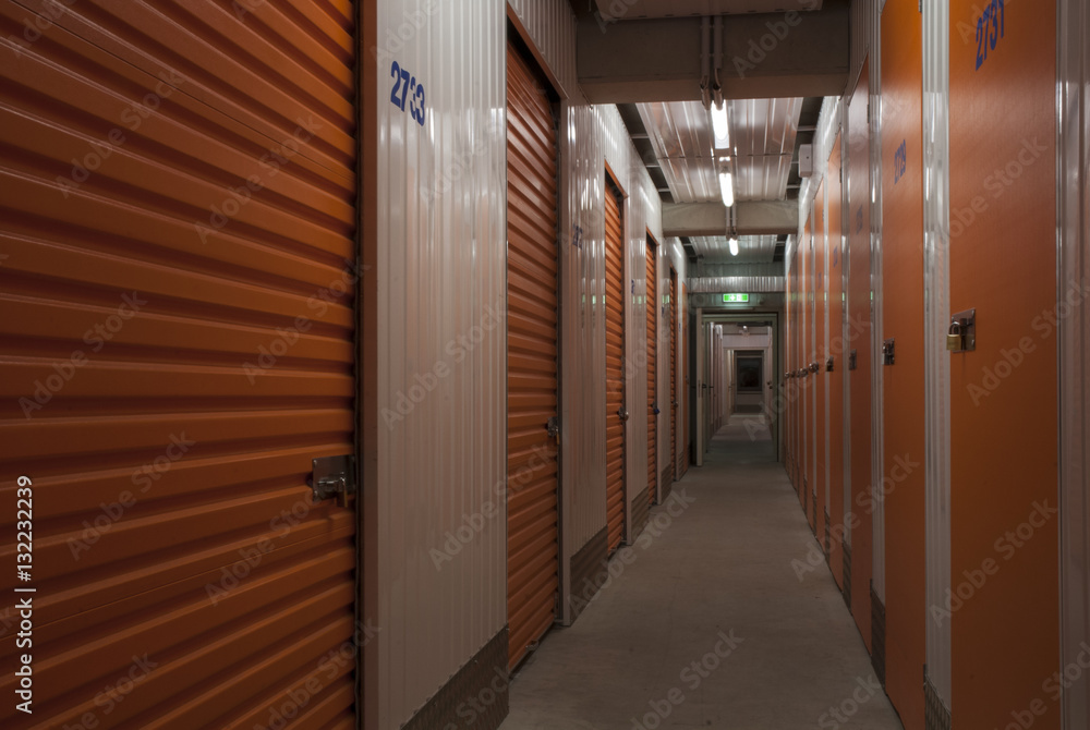 Self Storage Facility Hallway